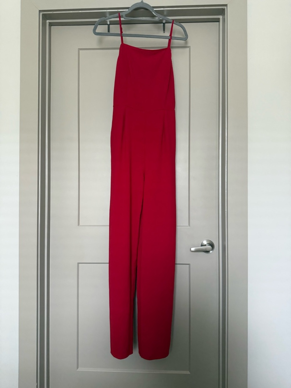 Lulu's Emilie Red Sleeveless Wide-Leg Jumpsuit
